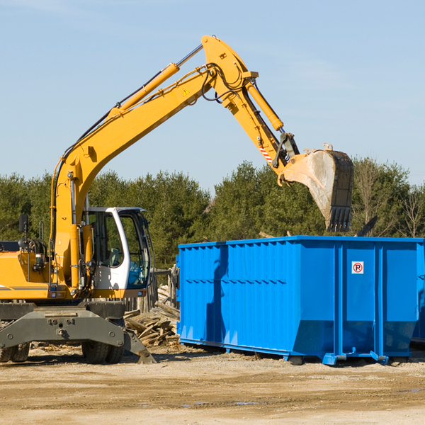 are there any restrictions on where a residential dumpster can be placed in Lovell